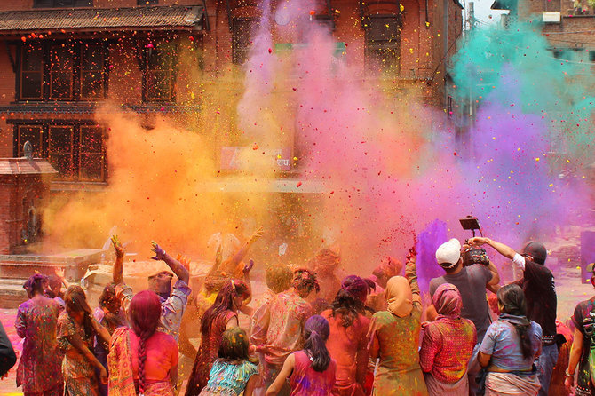 Shutterstock.com nuotr./Holi šventė, Indija