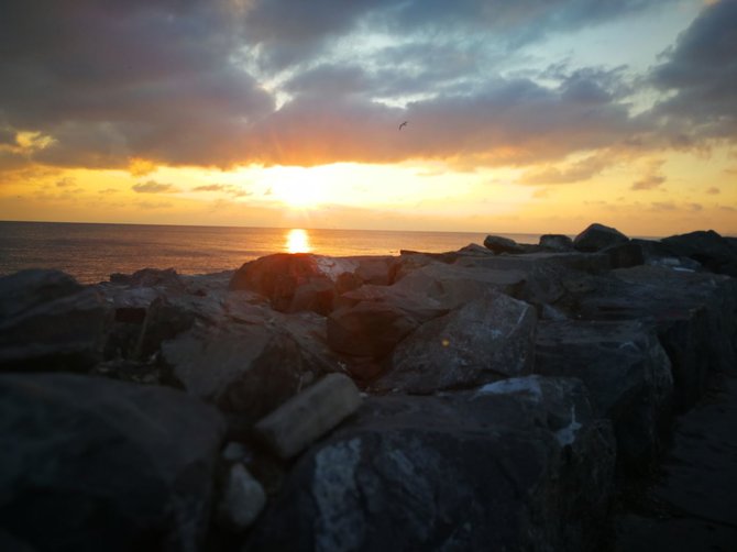 Asm.archyvo nuotr./Saulėlydis Marmuro jūroje