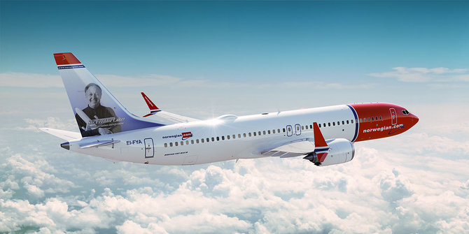 „Norwegian“ nuotr./„Norwegian“ turimas „Boeing 737 MAX 8“