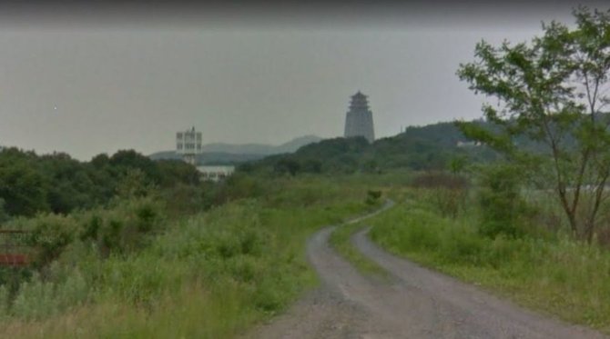 „Google Maps“ nuotr./Rusijos-Šiaurės Korėjos pasienis