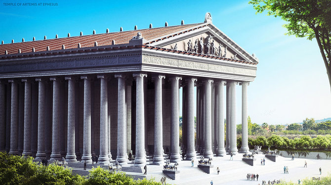 „Budget Direct“ iliustr./Artemidės šventykla