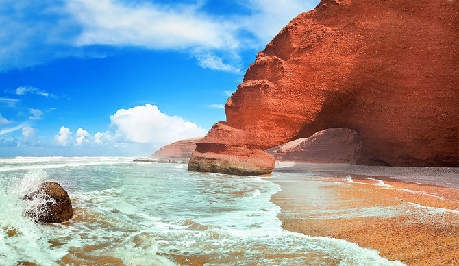 Shutterstock.com nuotr./Legziros paplūdimys, Marokas