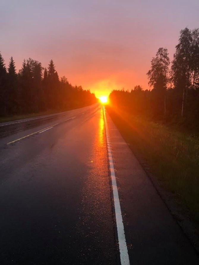 Asm.archyvo nuotr./Ankstyvas rytas Suomijoje