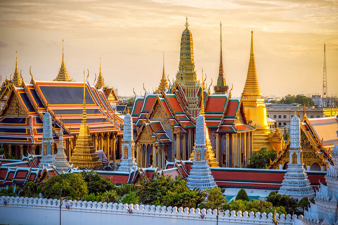 Shutterstock.com nuotr./Didieji Karališkieji rūmai, Tailandas