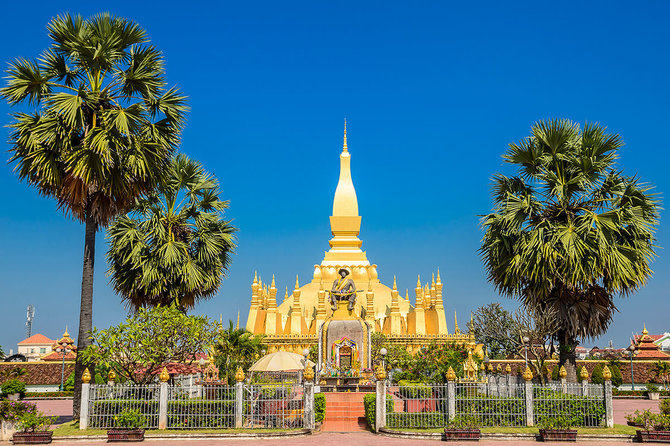 Shutterstock.com nuotr./Didžioji šventoji stupa, Laosas