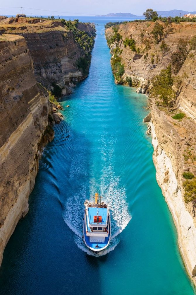 Tez Tour nuotr./Korinto kanalas, Peloponesas, Graikija
