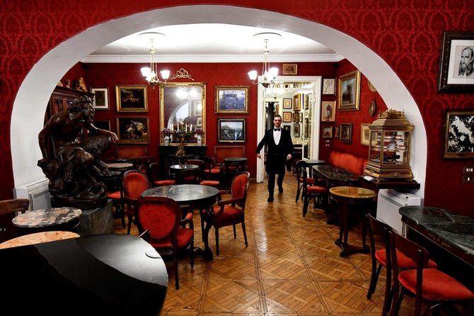 AFP/„Scanpix“ nuotr./Romos kavinė „Antico Caffe Greco“