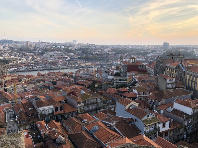 S.Kalvelytės nuotr./Porto iš Torre Dos Clerigos