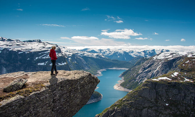 Shutterstock.com nuotr./Troltunga kalnas, Norvegija