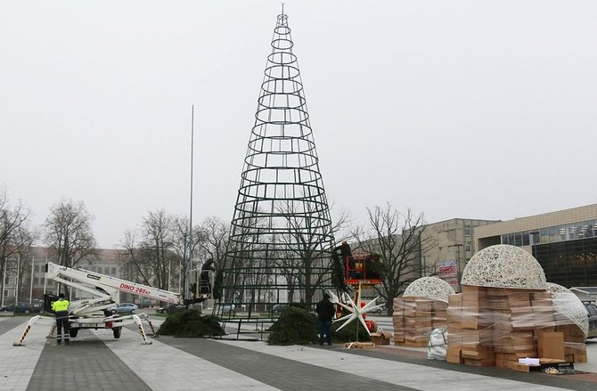 Vilmos Sungailės nuotr./Kalėdų laukimas Šiauliuose