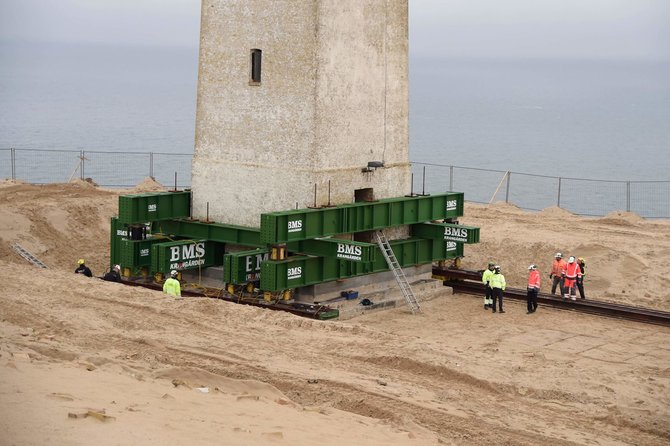 AFP/„Scanpix“ nuotr./Rubjerg Knude švyturys Danijoje