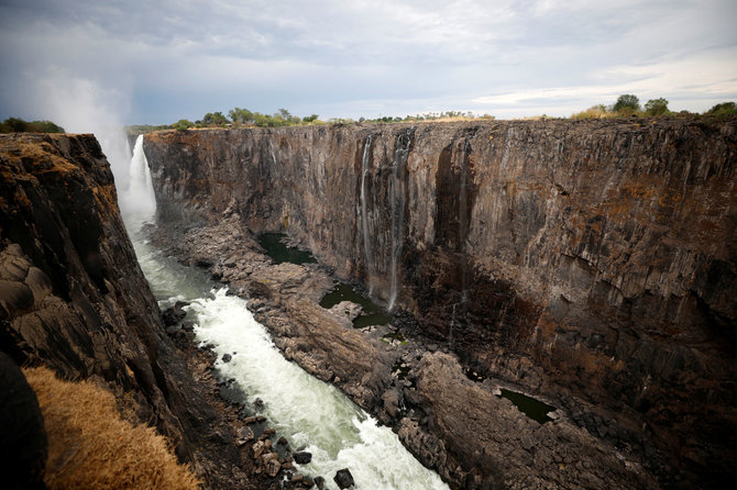 „Reuters“/„Scanpix“ nuotr./2019 m. gruodis: Viktorijos krioklys Zimbabvėje