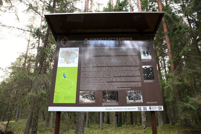 Nesėdėk namuose nuotr./Algimanto apygardos partizanų kovos takais