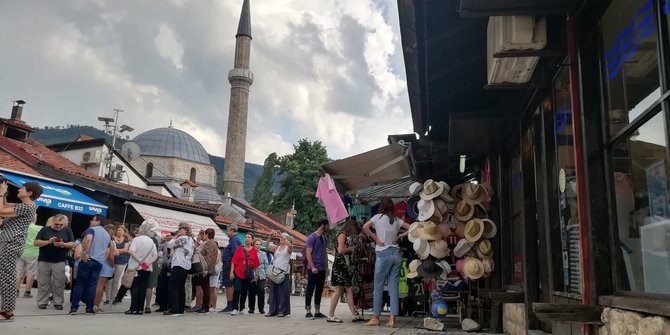 V.Mikaičio nuotr./Vaikštant po Sarajevo naujamiestį ir senamiestį