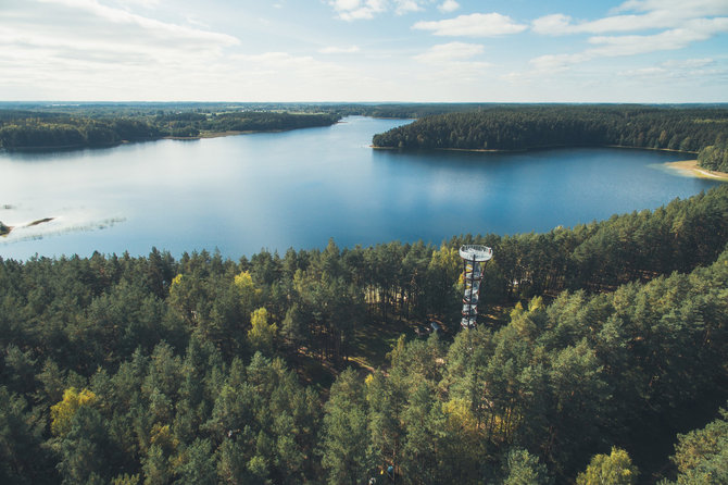 Organizatorių nuotr./Mindūnų apžvalgos bokštas