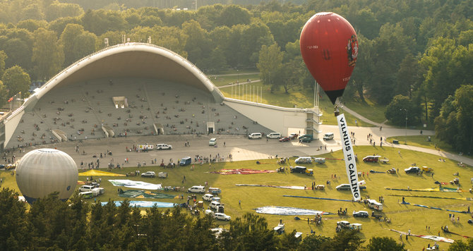 „Go Vilnius“ nuotr./Vingio parke – simbolinė vizuali akcija