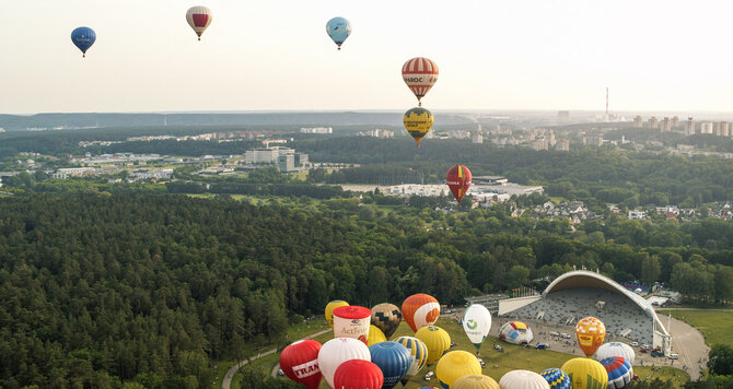 „Go Vilnius“ nuotr./Vingio parke – simbolinė vizuali akcija