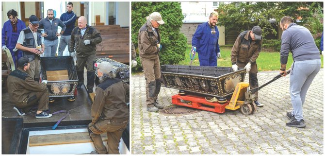 Kėdainių krašto muziejaus archyvo nuotr./Radvilų sarkofagai