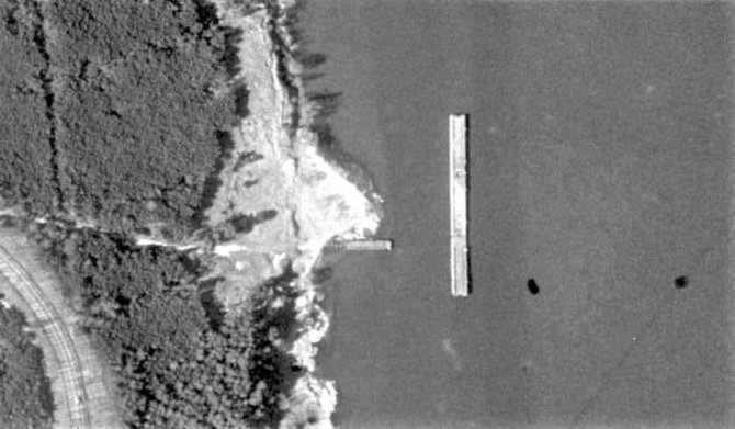Ve.lt nuotr./Reta bazės aeronuotrauka, daryta praėjusio amžiaus dešimtajame dešimtmetyje