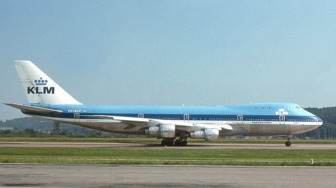 Flickr/clipperarctic nuotr./KLM Boeing 747-200