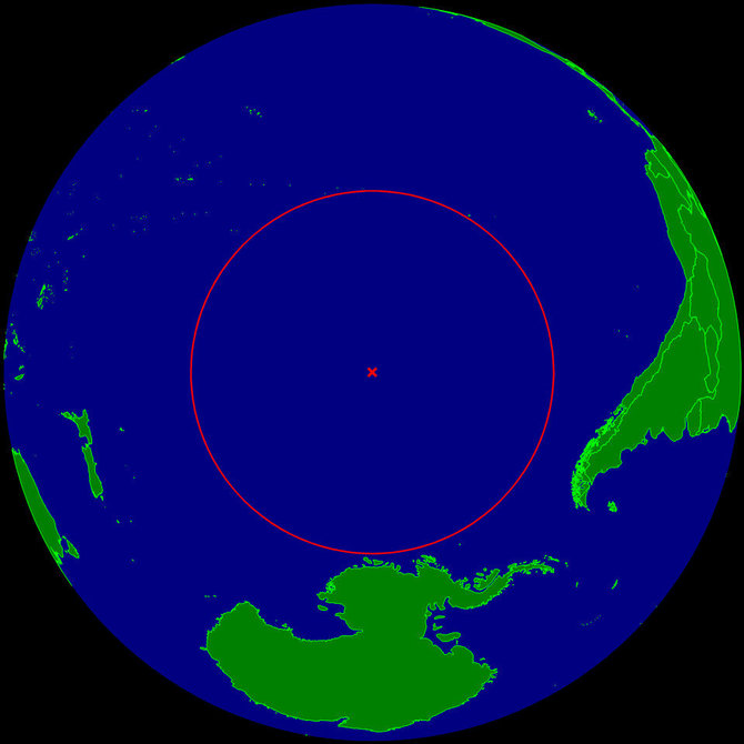 „Wikimedia Commons“ nuotr./Nemo taškas – pasaulinio vandenyno nepasiekiamumo polius