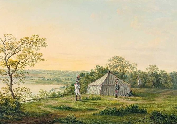 Albrech Adam (1786-1862) piešinys/Rykantai
