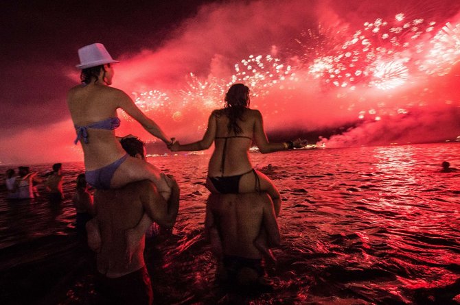 AFP/„Scanpix“ nuotr./Naujieji metai Rio de Žaneire