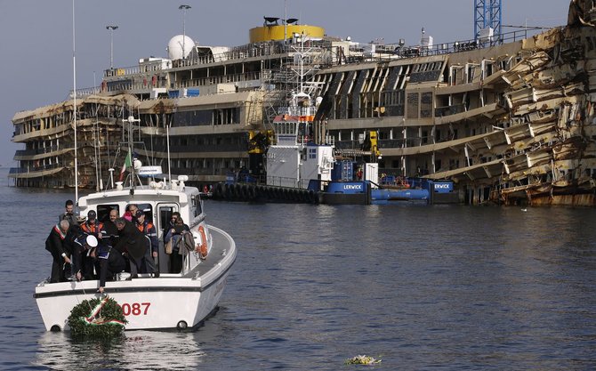 „Reuters“/„Scanpix“ nuotr./„Costa Concordia“ laivas