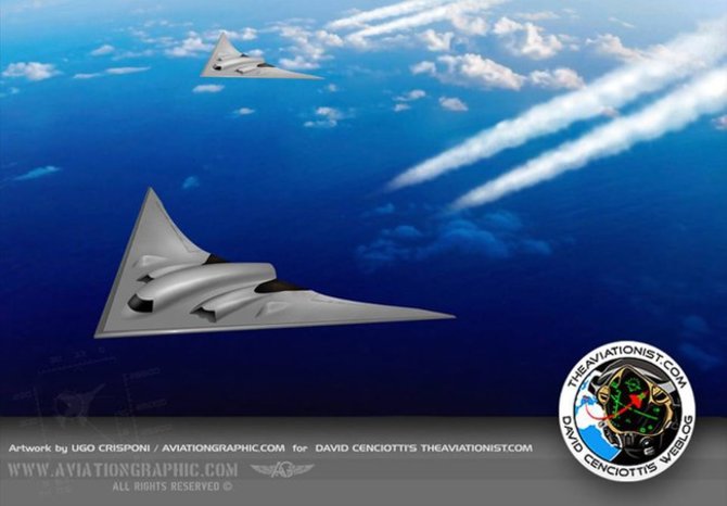Naujos kartos amerikiečių bombonešio LRSB (Long Range Strike Bomber) prototipas ekspertų požiūriu