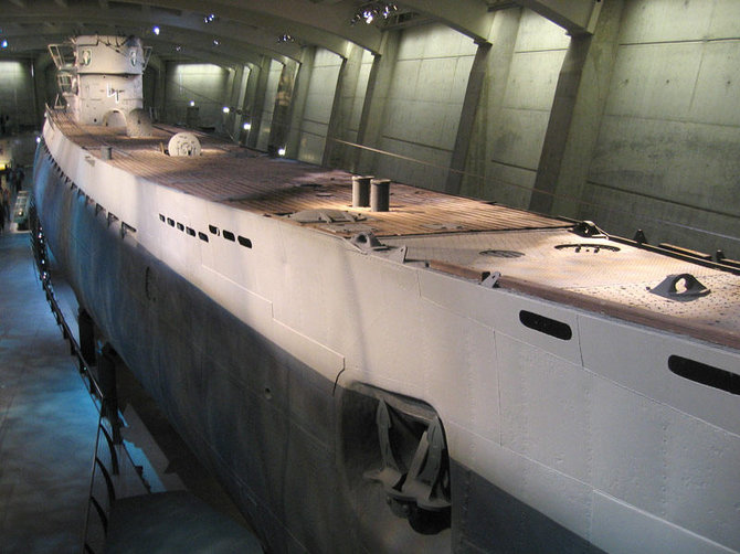 „Wikimedia Commons“ nuotr./„U-505“ muziejuje