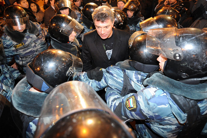 AFP/„Scanpix“ nuotr./Borisas Nemcovas