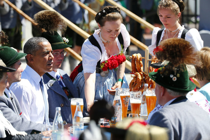 „Reuters“/„Scanpix“ nuotr./B.Obama Vokietijoje