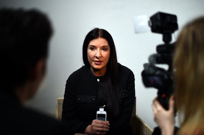 AFP/„Scanpix“ nuotr./Marina Abramovič