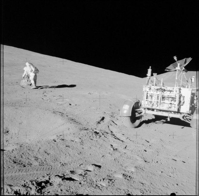 NASA/„The Project Apollo Archive“ nuotr./„Apollo“ astronautų daryta nuotrauka