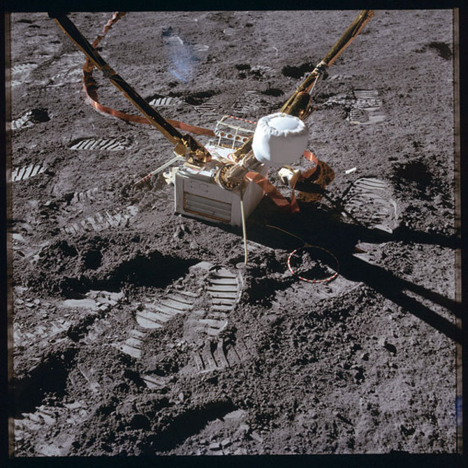 NASA/„The Project Apollo Archive“ nuotr./„Apollo“ astronautų daryta nuotrauka