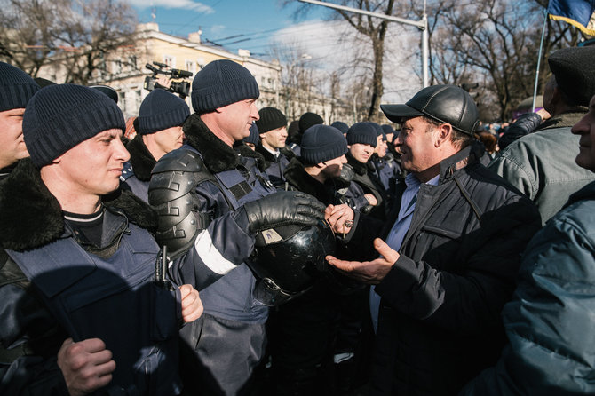 „Scanpix“/„Sputnik“ nuotr./Protestas Moldovoje