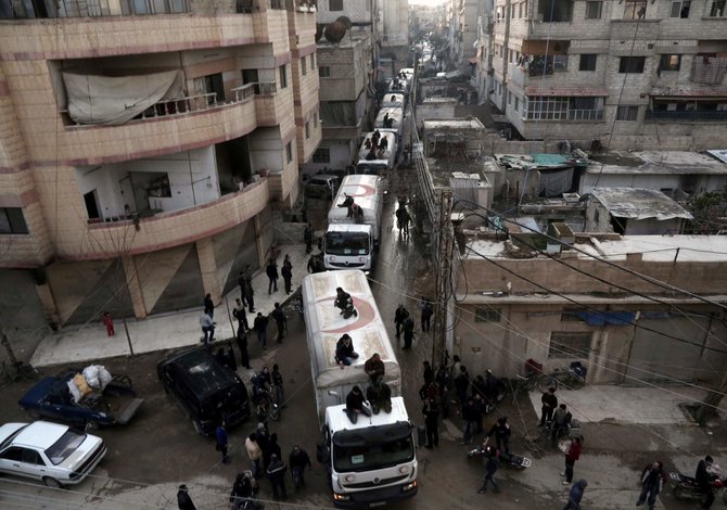 AFP/„Scanpix“ nuotr./Humanitarinė pagalba Sirijai