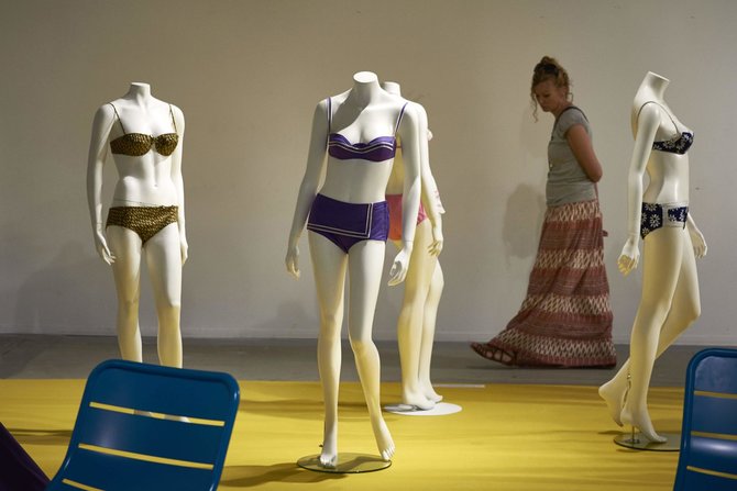 AFP/„Scanpix“ nuotr./Bikinių istorijos paroda