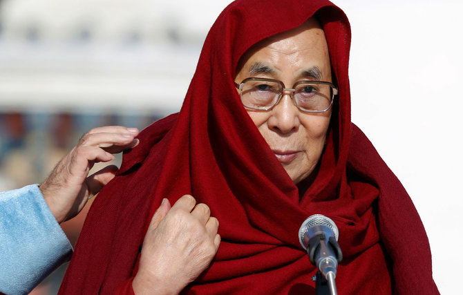 „Reuters“/„Scanpix“ nuotr./Dalai Lamos vizitas 