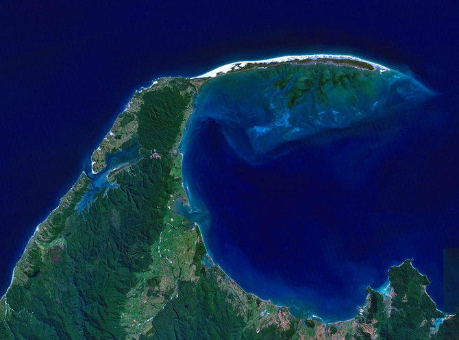 NASA nuotr./Atsisveikinimo nerija Naujojoje Zelandijoje