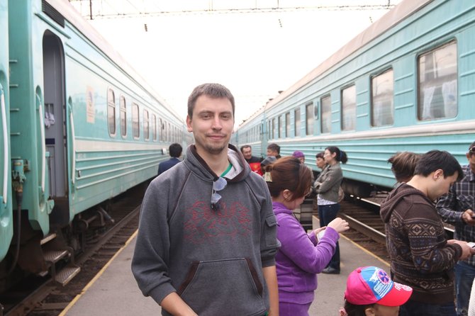 Asm.archyvo nuotr./Kažkokioje stotyje vidury Ukrainos