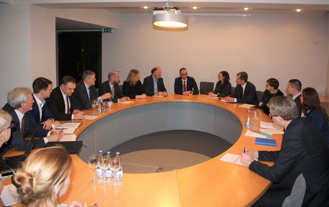 „Avenire“ nuotr./Lietuvos verslo konfederacijos atstovų susitikimas su teisingumo ministre Milda Vainiute