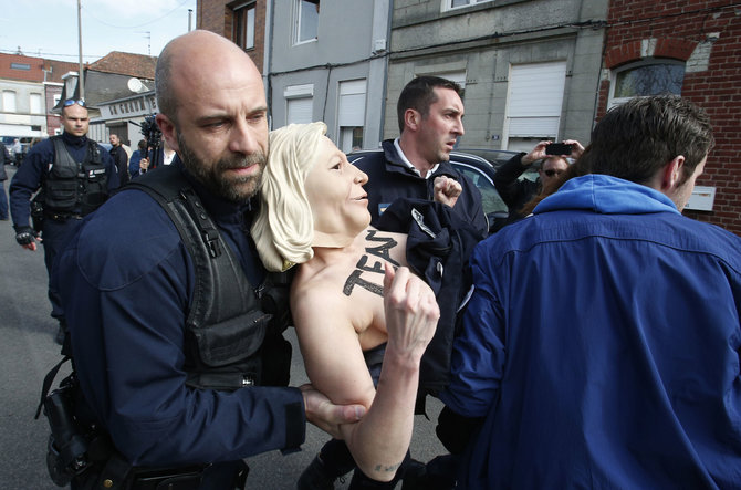 „Scanpix“/AP nuotr./FEMEN protestas