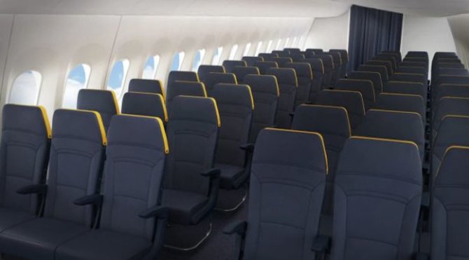 „Ryanair“ nuotr./Naujos „Ryanair“ kėdės