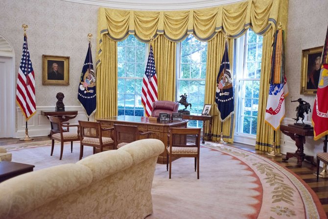 „Scanpix“/„SIPA“ nuotr./D.Trumpo Ovalusis kabinetas