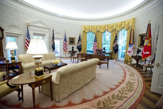 „Scanpix“/„SIPA“ nuotr./D.Trumpo Ovalusis kabinetas