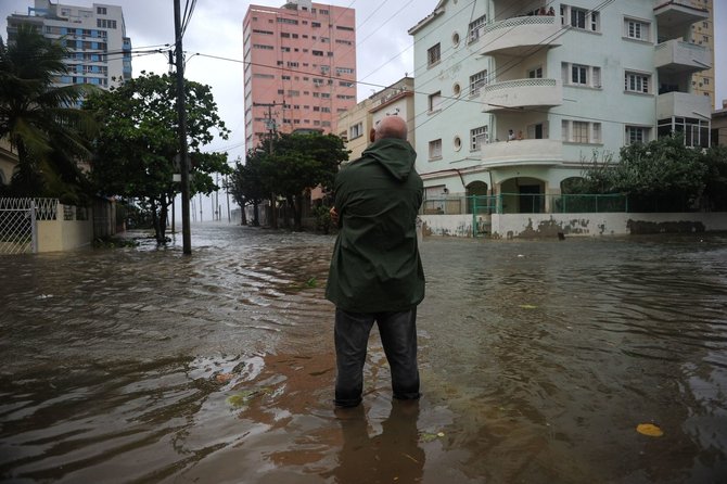 AFP/„Scanpix“ nuotr./Uraganas Irma