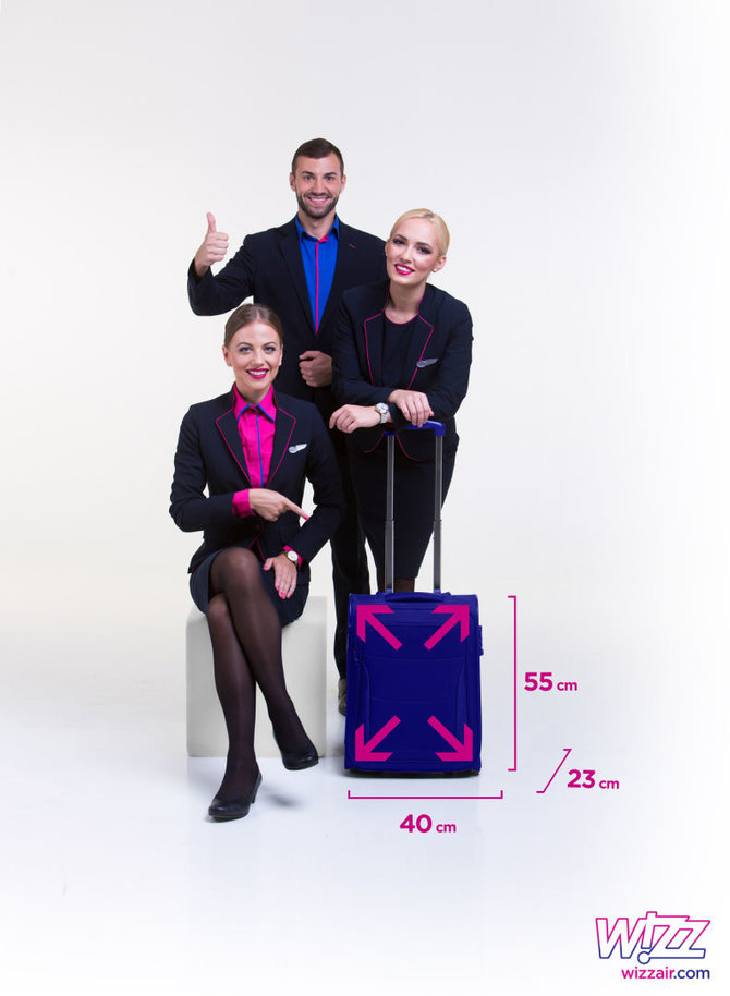 Įsigaliojo nauja „Wizz Air“ tvarka rankiniam bagažui
