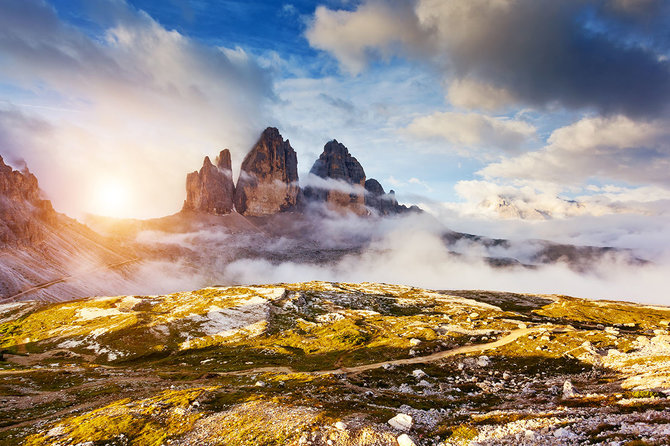 Shutterstock.com nuotr./Tre Cime di Lavaredo