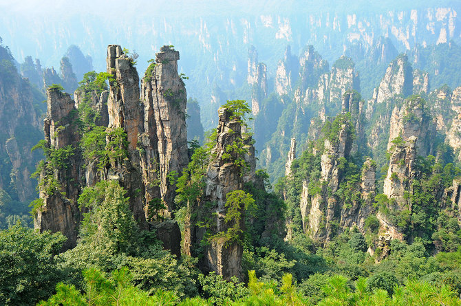 Shutterstock.com nuotr./Zhangjiajie nacionalinis parkas